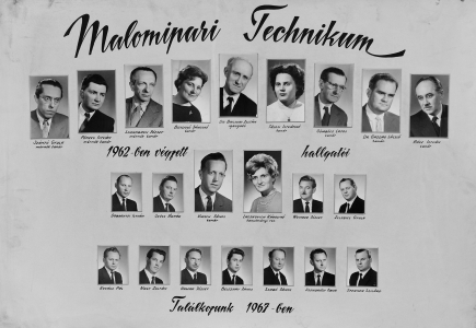 MALOMIPARI TECHNIKUM 1962-ben VGZETT HALLGATI