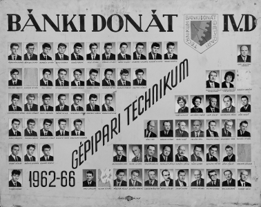 BNKI DONT GPIPARI IV.D OSZTLY 1962-1966